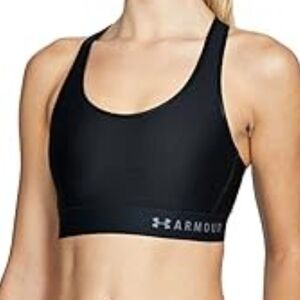 🌈Under Armour Compression Black Sports Bra Size Small